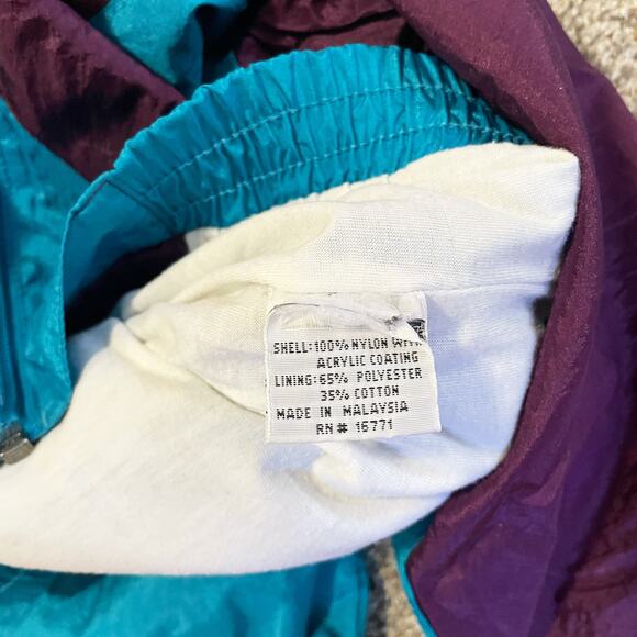 VTG Members Only Unisex Windbreaker Jacket Color Block - Picture 8 of 8